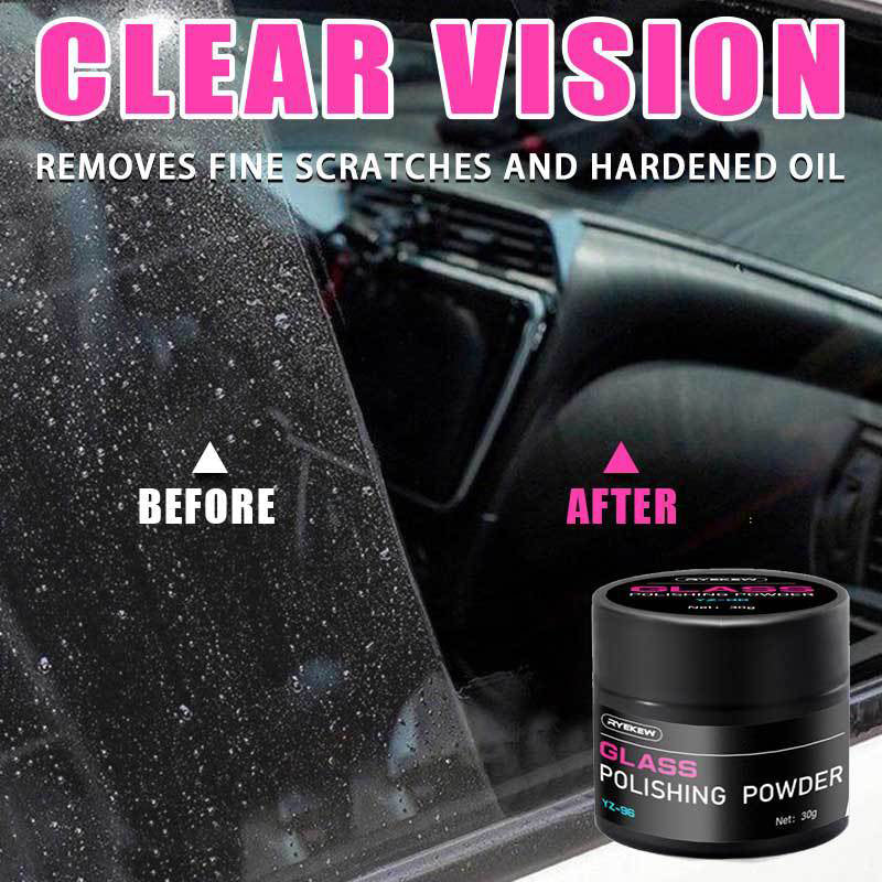 Kit Polissage Oxyde De Cérium 100g - Répare Pare-Brise, Phares Et Vitres Rayées