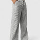 Comfortabele wijde broek met elegante details
