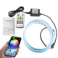 🎉🚗49% de réduction ! Bandes LED d’ambiance pour voiture – Plug & Play, télécommande, 4 modes & installation en 1 min