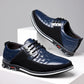 Sapatos de couro italianos clássicos da moda 2025 feitos à mão