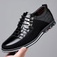 Sapatos de couro italianos clássicos da moda 2025 feitos à mão