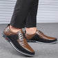 Sapatos de couro italianos clássicos da moda 2025 feitos à mão