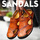 【Fait à la main】Sandales décontractées en cuir souple de haute qualité pour hommes