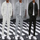 ⏰ Ensemble veste boutonnée et pantalon en maille alvéolée pour homme – Coupe décontractée, tissu respirant et style au quotidien 👕👖