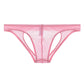 🔥2025 Vente chaude Hommes Glace Soie Transparent Mince Taille Basse Sous-Vêtements Sexy