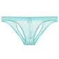 🔥2025 Vente chaude Hommes Glace Soie Transparent Mince Taille Basse Sous-Vêtements Sexy