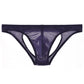 🔥2025 Vente chaude Hommes Glace Soie Transparent Mince Taille Basse Sous-Vêtements Sexy