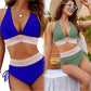 💃Vakantieaanbieding 50% KORTING💃Bikinisets met hoge taille en kleurblokken