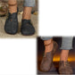 Chaussures rétro italiennes pour femmes, fabriquées à la main en cuir de vache souple