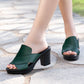 【50 % DE RÉDUCTION AUJOURD'HUI】Sandales à plateforme à talons hauts et épais pour femmes 