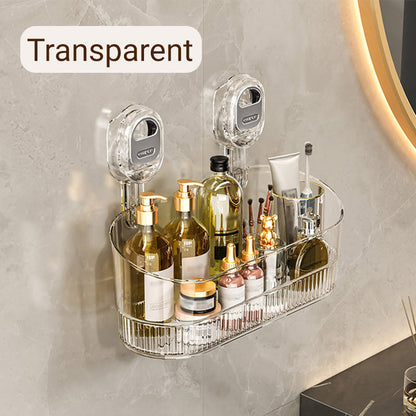 🔥 Style hôtel 6 étoiles à Dubaï : Étagère de rangement à ventouses avec trou de drainage