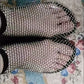 2025 nouvelles chaussures sexy en dentelle et maille