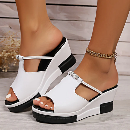 🔥BESTSELLER🔥Sandales à plateforme orthopédiques confortables pour femmes ! 