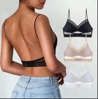 🔥2024 nieuwe naadloze mesh push-up bh met stippen