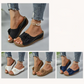 🚶‍♀️💥De beste korting van vandaag van 40%💥 Comfortabele, antislip, effenkleurige open-teen sandalen met sleehak voor dames