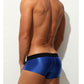 Boxer taille basse en satin respirant pour homme avec soie glacée 