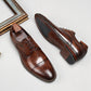Chaussures Paul™ en cuir véritable de qualité supérieure pour hommes, magnifiquement sculptées