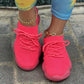 Nouvelles baskets respirantes à lacets en grandes tailles 