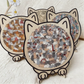 Puzzle en bois de 35 pièces en forme de chat aux couleurs Morandi