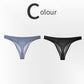 🔥2025 vente chaude string sexy transparent en soie glacée ultra-mince pour hommes