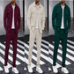 ⏰ Ensemble veste boutonnée et pantalon en maille alvéolée pour homme – Coupe décontractée, tissu respirant et style au quotidien 👕👖