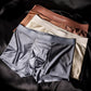 Boxer léger et respirant en satin de soie glacée pour homme, modèle 2025 