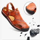 【Fait à la main】Sandales décontractées en cuir souple de haute qualité pour hommes
