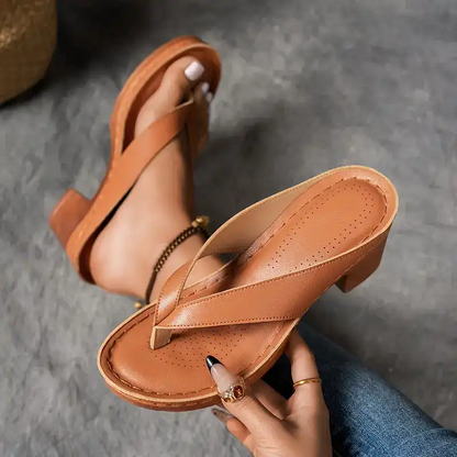 🌺2025 nieuwe orthopedische sandalen met dikke hak