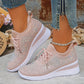 Orthopedische sneakers met sprankelende elegantie