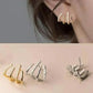 ✨ Boucles d'oreilles élégantes courbées avec zircon – design élégant et moderne