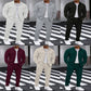 ⏰ Ensemble veste boutonnée et pantalon en maille alvéolée pour homme – Coupe décontractée, tissu respirant et style au quotidien 👕👖