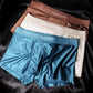 Boxer léger et respirant en satin de soie glacée pour homme, modèle 2025 