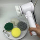 (5 en 1) Brosse de nettoyage multifonctionnelle électrique. Convient pour la cuisine, la salle de bain et le balcon