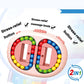 LILITOY™3398 | Puzzle et jouet anti-stress Haricot magique rotatif - Jeu de logique recto-verso