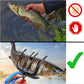 um alicate de pesca com pinça metálica para controlo de peixe