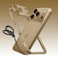 Coque pare-chocs ultra-fine en métal avec protection d'objectif et support GripRing pour iPhone 17