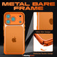Coque pare-chocs ultra-fine en métal avec protection d'objectif et support GripRing pour iPhone 17