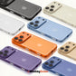 Coque pare-chocs ultra-fine en métal avec protection d'objectif et support GripRing pour iPhone 17