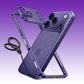 Coque pare-chocs ultra-fine en métal avec protection d'objectif et support GripRing pour iPhone 17