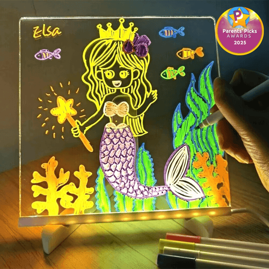 LUMEYA™8513 | Tablette à dessin LED créative : Apprendre et développer son imagination avec plaisir