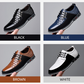 Sapatos de couro italianos clássicos da moda 2025 feitos à mão