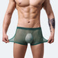 🔥2025 vente chaude maille transparente grande taille entièrement transparente boxer sexy