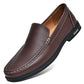 Italiaanse herenloafers van echt leer