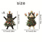 🎁Décoration de Noël amusante avec des chats noirs et blancs