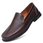 Italiaanse herenloafers van echt leer
