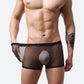 🔥2025 vente chaude maille transparente grande taille entièrement transparente boxer sexy