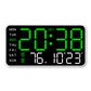 ⏰ Multifunktionale dekorative LED-Digitalwanduhr