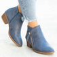 🔥 Bottines de marche confortables pour femmes - Talon bas, fermeture à glissière, support orthopédique de la voûte plantaire