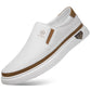 Mocassins pour hommes 2025 en cuir italien véritable 