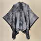 Écharpe cape en laine de style nouveau à la mode